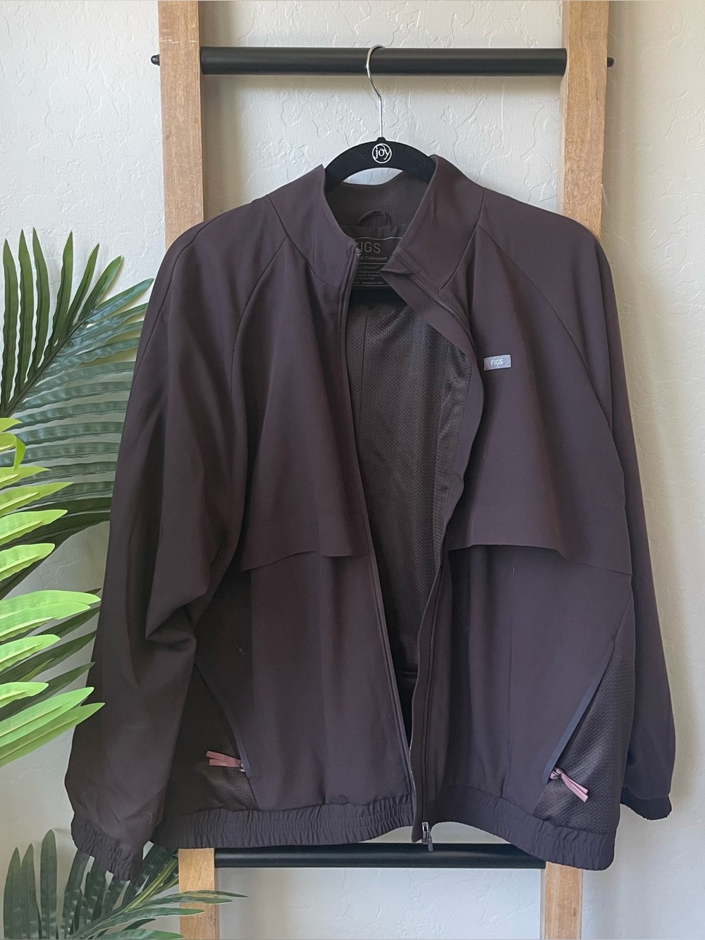 Figs Limited Edition Espresso Dark Brown Sydney Scrub Jacket
